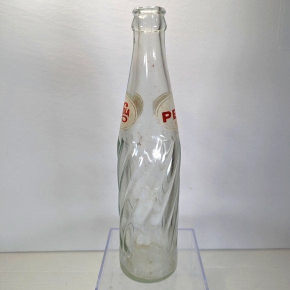Vintage 1973 Pepsi Cola 10oz Bottle Clear Glass - Picture 2 of 4